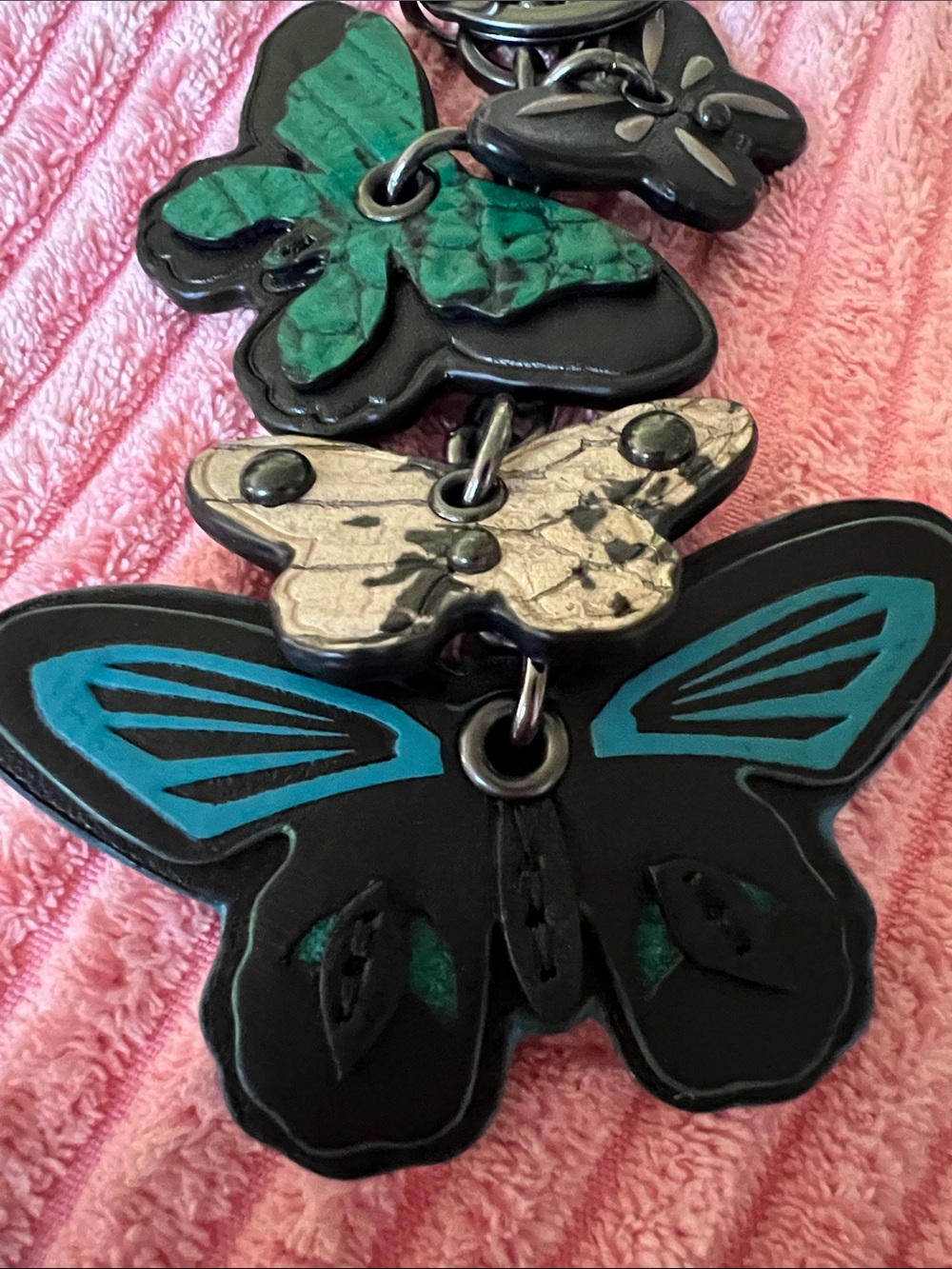 Coach Butterfly Cluster Bag Charm (2016)-NWOT - Picture 7 of 8